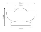 mini: Kinkiet OZZY minimalistyczny biały G9 8W LED (6)