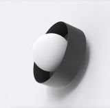 mini: Kinkiet LULU minimalistyczny czarny G9 8W LED (1)