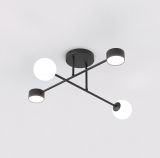 mini: Lampa sufitowa HOLON nowoczesna czarna G9, GX53 8W LED, 10 LED (1)