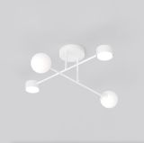 mini: Lampa sufitowa HOLON nowoczesna biała G9, GX53 8W LED, 10 LED (1)