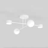 mini: Lampa sufitowa HOLON nowoczesna biała G9, GX53 8W LED, 10 LED (3)