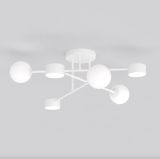 Lampa sufitowa HOLON nowoczesna biała G9, GX53 8W LED, 10 LED