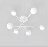 Lampa sufitowa HOLON nowoczesna biała G9, GX53 8W LED, 10 LED