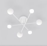 Lampa sufitowa HOLON nowoczesna biała G9, GX53 8W LED, 10 LED