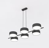 mini: Lampa wisząca DRUMZ nowoczesna czarna E14 10W LED (2)