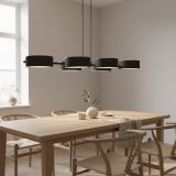 mini: Lampa wisząca DRUMZ nowoczesna czarna E14 10W LED (5)