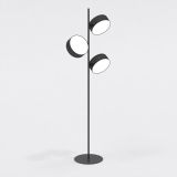 mini: Lampa podłogowa DRUMZ nowoczesna czarna E14 10W LED (1)