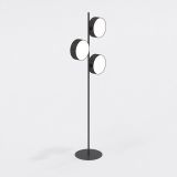 mini: Lampa podłogowa DRUMZ nowoczesna czarna E14 10W LED (2)