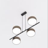 mini: Lampa wisząca DRUMZ nowoczesna brązowa E14 10W LED (4)