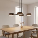 mini: Lampa wisząca DRUMZ nowoczesna brązowa E14 10W LED (5)