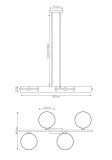 mini: Lampa wisząca DRUMZ nowoczesna brązowa E14 10W LED (6)