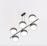 mini: Lampa wisząca DRUMZ nowoczesna brązowa E14 10W LED (4)