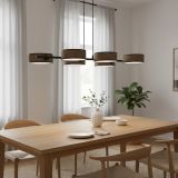 mini: Lampa wisząca DRUMZ nowoczesna brązowa E14 10W LED (5)