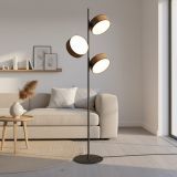 mini: Lampa podłogowa DRUMZ nowoczesna brązowa E14 10W LED (3)