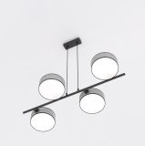 mini: Lampa wisząca DRUMZ nowoczesna szara E14 10W LED (4)