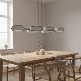 mini: Lampa wisząca DRUMZ nowoczesna szara E14 10W LED (5)