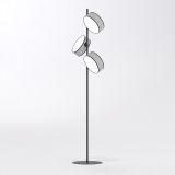 mini: Lampa podłogowa DRUMZ nowoczesna szara E14 10W LED (1)