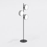 mini: Lampa podłogowa DRUMZ nowoczesna szara E14 10W LED (2)