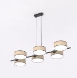 mini: Lampa wisząca DRUMZ nowoczesna brązowa E14 10W LED (2)