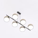 mini: Lampa wisząca DRUMZ nowoczesna brązowa E14 10W LED (3)