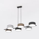 mini: Lampa wisząca DRUMZ nowoczesna czarna E14 10W LED (2)