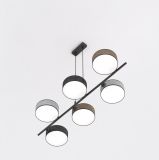 mini: Lampa wisząca DRUMZ nowoczesna czarna E14 10W LED (4)