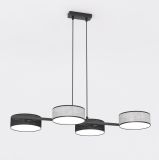mini: Lampa wisząca DRUMZ nowoczesna czarna E14 10W LED (1)