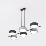 mini: Lampa wisząca DRUMZ nowoczesna czarna E14 10W LED (2)