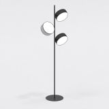 mini: Lampa podłogowa DRUMZ nowoczesna czarna E14 10W LED (1)