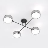 Lampa sufitowa MAGA nowoczesna szara E14 10W LED
