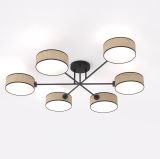mini: Lampa sufitowa MAGA nowoczesna brązowa E14 10W LED (1)