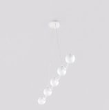 mini: Lampa wisząca SINUS nowoczesna biała G9 8W LED (3)