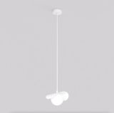 mini: Lampa wisząca RITUAL nowoczesna biała G9 8W LED (1)