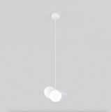 mini: Lampa wisząca RITUAL nowoczesna biała G9 8W LED (2)