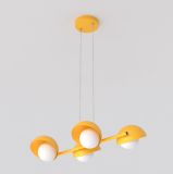 mini: Lampa wisząca BOOM 4 nowoczesna pomarańczowa G9 8W LED (2)