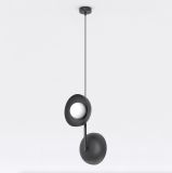 mini: Lampa wisząca VANILA nowoczesna czarna G9 8W LED (2)