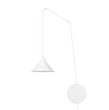 mini: Lampa wisząca ABRAMO nowoczesna biała E27 15W LED (1)