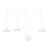 mini: Lampa wisząca ABRAMO nowoczesna biała E27 15W LED (1)