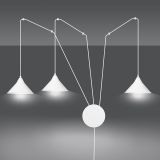 mini: Lampa wisząca ABRAMO nowoczesna biała E27 15W LED (2)