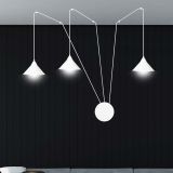 mini: Lampa wisząca ABRAMO nowoczesna biała E27 15W LED (5)