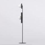 mini: Lampa podłogowa KISS nowoczesna czarna G9 8W LED (3)