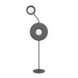 mini: Lampa podłogowa KISS nowoczesna czarna G9 8W LED (5)