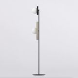 mini: Lampa podłogowa KISS nowoczesna czarna G9 8W LED (3)
