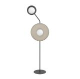 mini: Lampa podłogowa KISS nowoczesna czarna G9 8W LED (5)