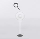 mini: Lampa podłogowa KISS nowoczesna czarna G9 8W LED (1)