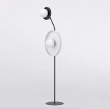 mini: Lampa podłogowa KISS nowoczesna czarna G9 8W LED (2)
