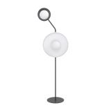 mini: Lampa podłogowa KISS nowoczesna czarna G9 8W LED (5)