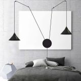 mini: Lampa wisząca ABRAMO nowoczesna czarna E27 15W LED (2)