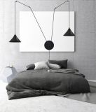 mini: Lampa wisząca ABRAMO nowoczesna czarna E27 15W LED (4)