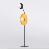 mini: Lampa podłogowa KISS nowoczesna czarna G9 8W LED (2)
